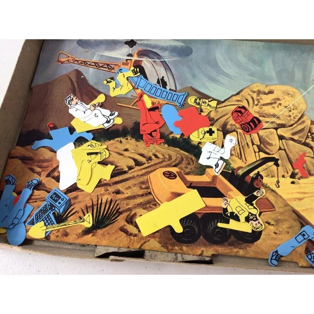 GI Joe Adventure Colorforms Play Set Vintage 1973 Collection